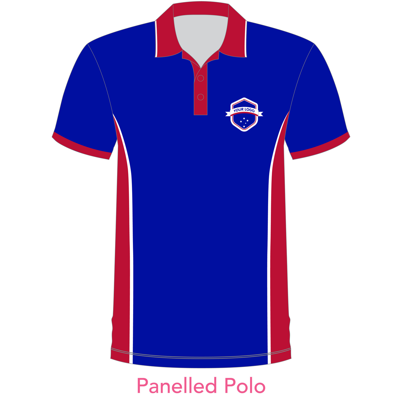 Customised Shirt - Panelled Polo