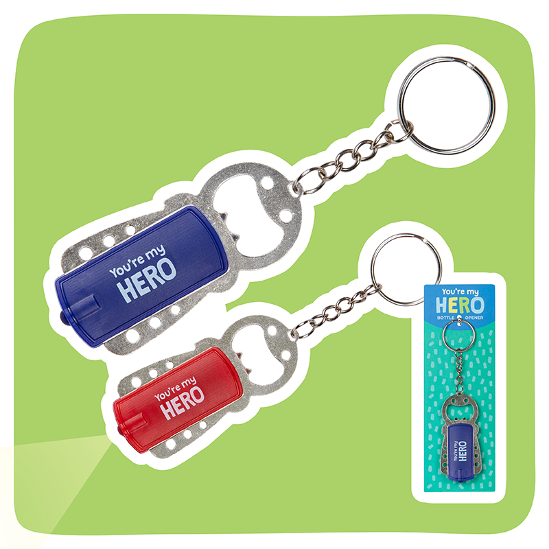 Bottle Opener Torch Keyring
