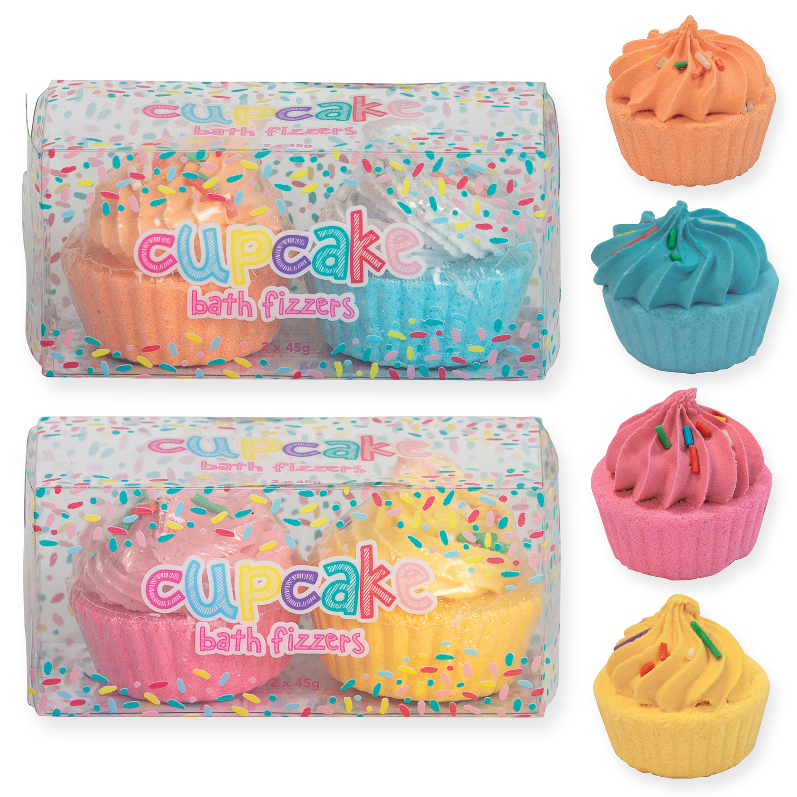 Cupcake Bath Fizzer Pack (Pack of 2) 