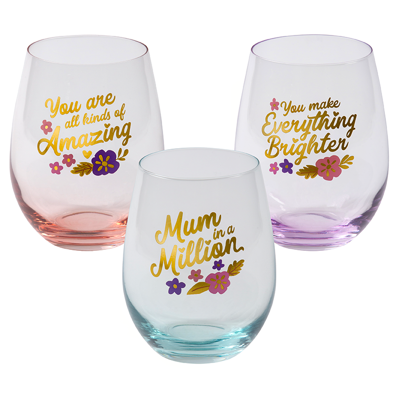 Cheers For Mum Glass