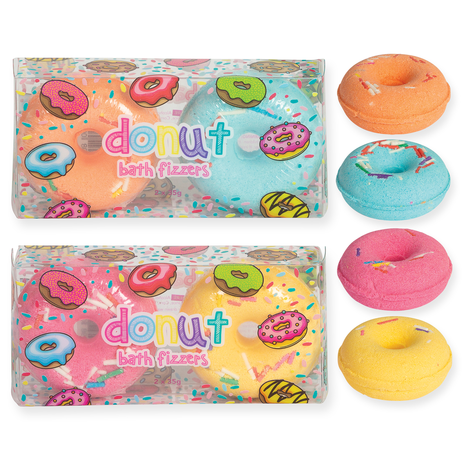 Donut Bath Fizzer Pack (Pack of 2)