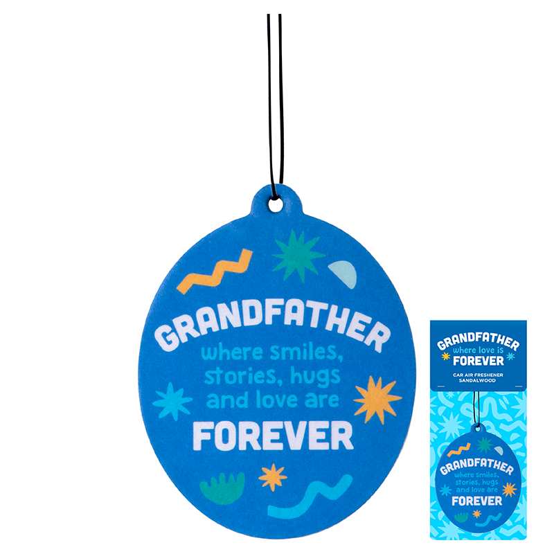 Grandfather Car Air Freshener - Pack of 12 ($1.25ea)