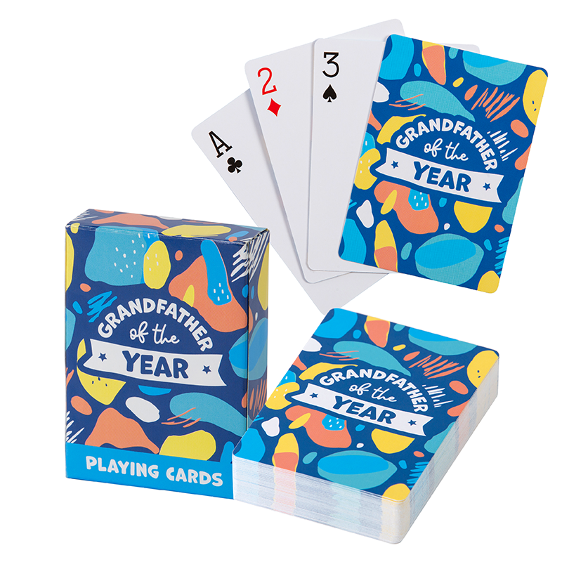 Grandfather Playing Cards