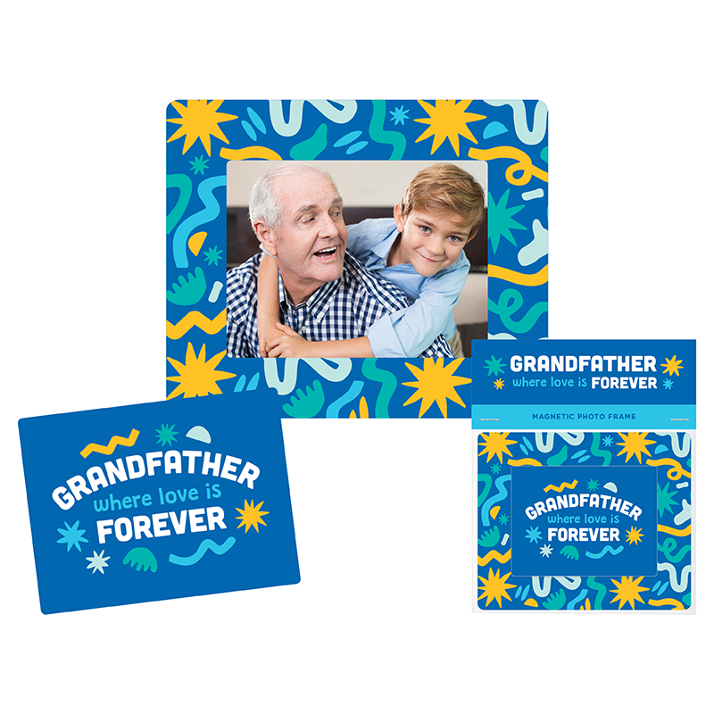 Grandfather 2 In 1 Magnetic Photo Frame 