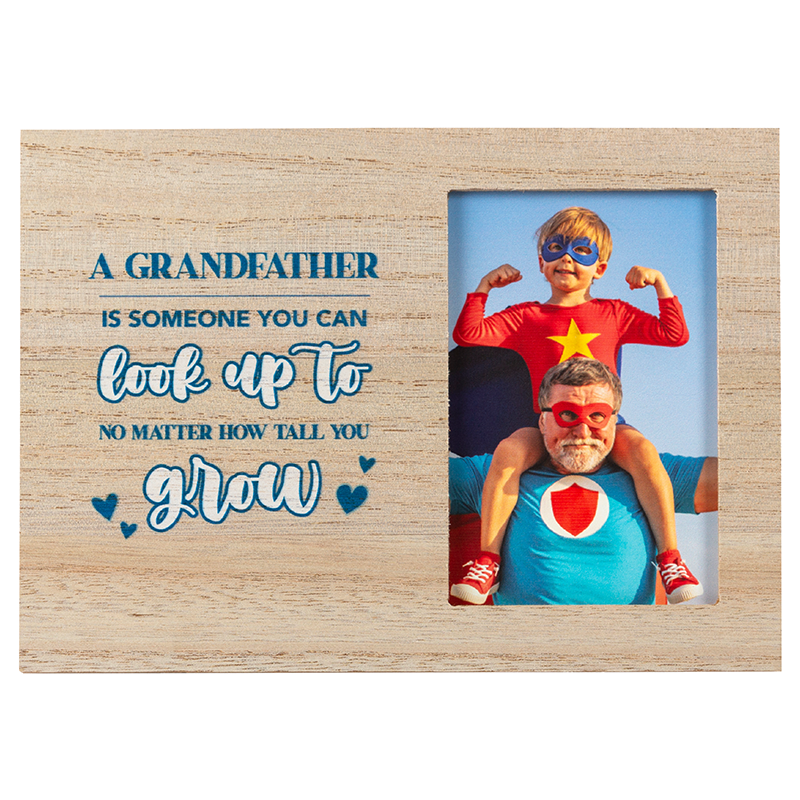 Grandfather Timber Veneer Photo Frame