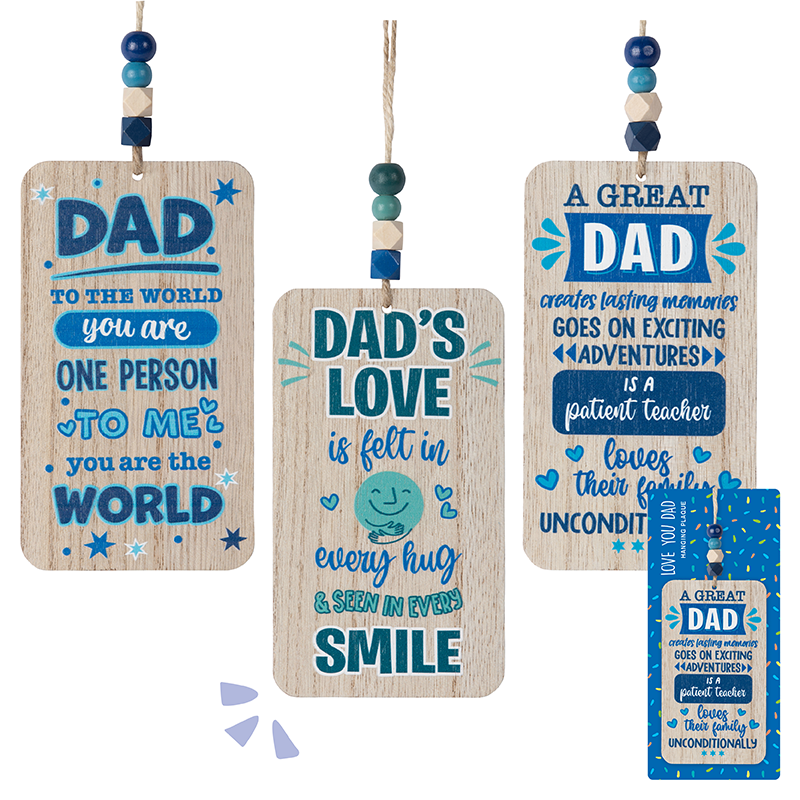 Loving Dad Hanging Plaque