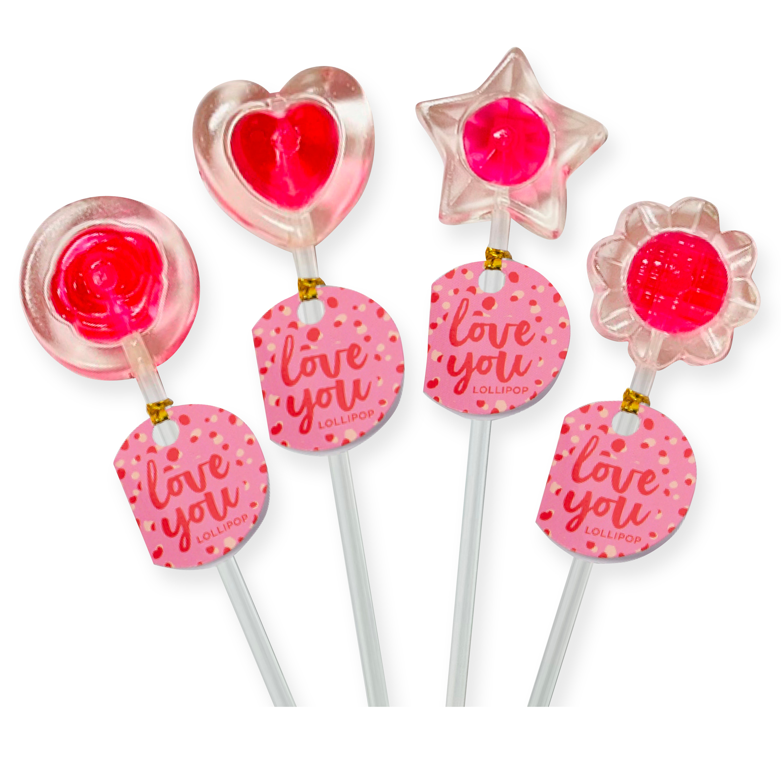 Love You Lollipop - Pack of 12 ($1.20 ea)