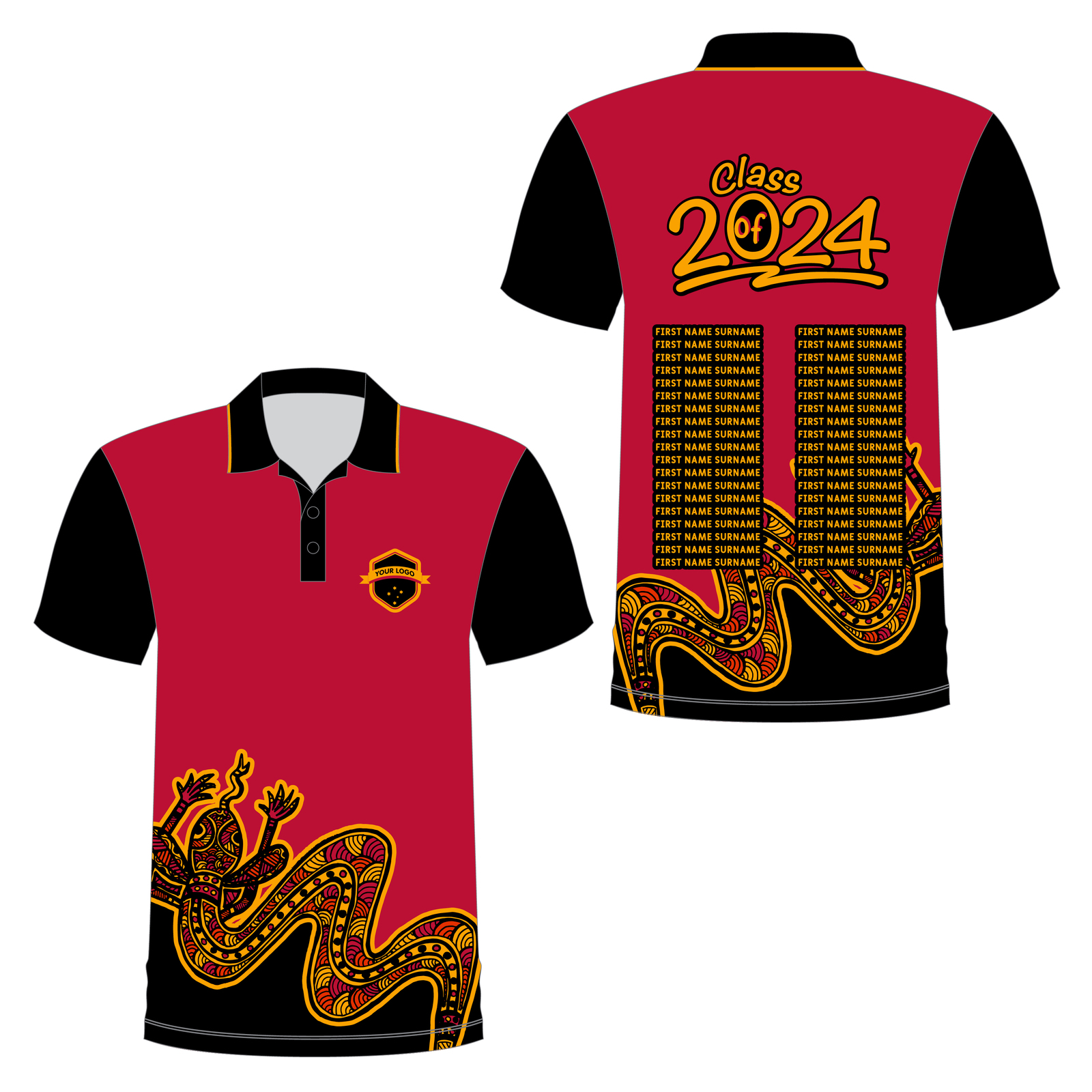 Customised Shirt - Rainbow Serpent